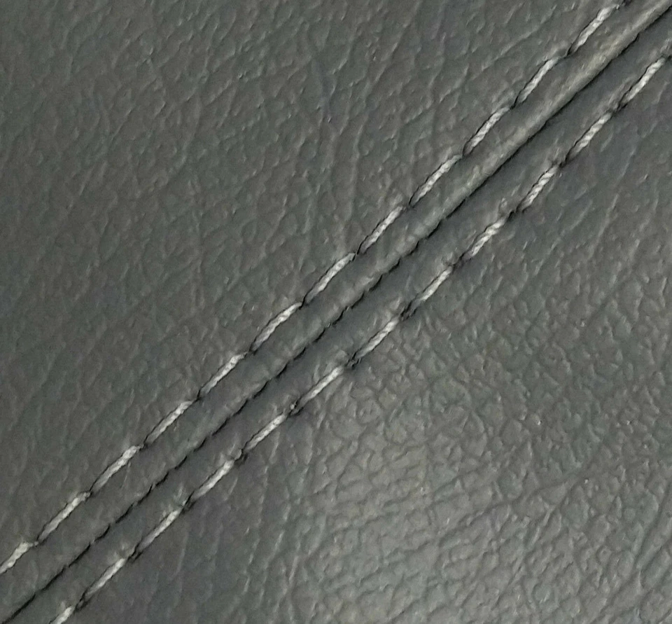 Cubierta de reposabrazos de asiento de cuero sintético gris para Honda CR-V 10-14 Foto 2 de 3