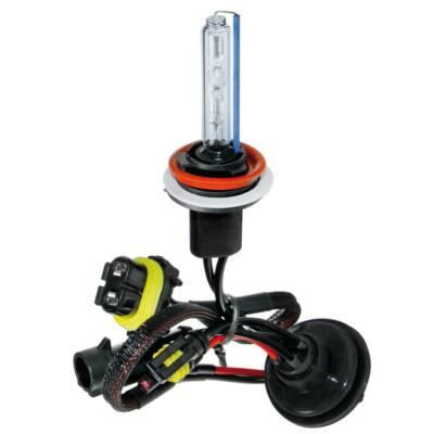 Motorrad Glühbirne HID Pilot Xenon 6.000K H11 12/24V Ultraweißes Lichtbündel