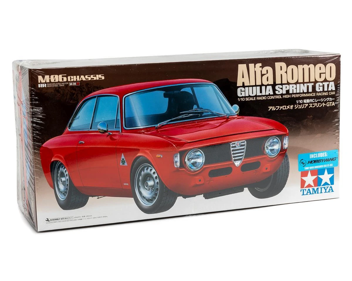 Tamiya Alfa Romeo Giulia Sprint 1 10 Electric 2WD On Road Kit M 06 Chassis