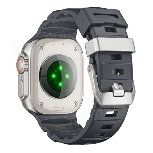 Durable Trail Loop Rugged Silicone Strap for Apple Watch Ultra 2 Band 45/46/49mm - Zdjęcie 41 z 73