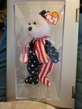 Ty Beanie Baby Spangle the Pink Faced Bear DOB June 14, 1999 New In Case