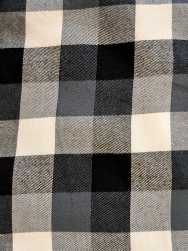 Theory Irving Hunter Plaid Flannel Shirt Mens Gray Black Check LS Button Up - XL - Picture 3 of 9