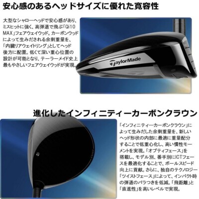 TaylorMade Golf Club Qi10 MAX Fairway Wood 7W 22° Men Diamana Blue