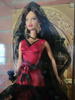 2007 Barbie Spain Dolls of the World Pink Label. Rare Collectors