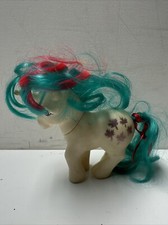 Vintage 1984 So Soft Gusty Leaves My Little Pony Pegasus White Flocked Fuzzy