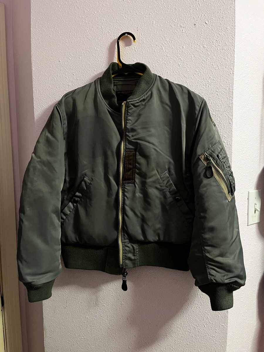 Green flight jacket mens clearance