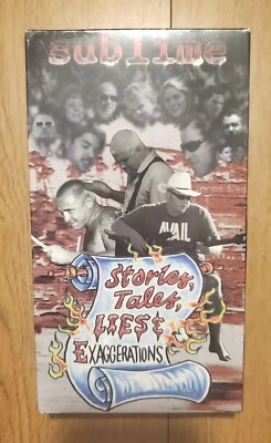 Sublime - Stories, Tales, Lies Exaggerations VHS NEW SEALED 1998 