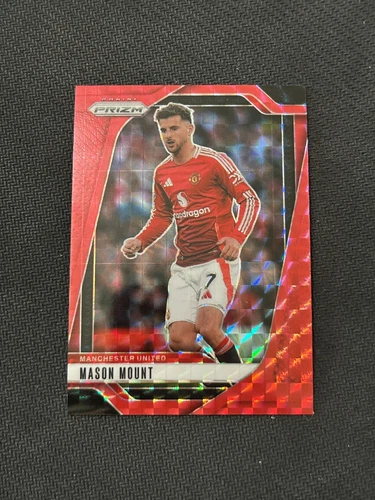 2024-25 Prizm Premier League Red Mosaic Prizm Mason Mount #140