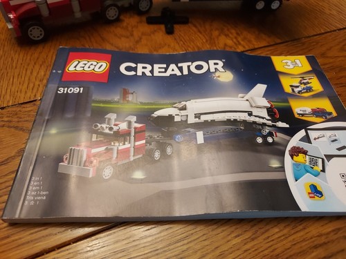Lego 31091 Creator Model Shuttle Transporter 100% Complete Instructions - No Box - Picture 3 of 3