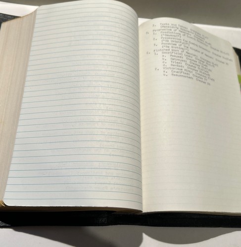 New American Standard Bible Loose Leaf Edition Genuine Leather OOP 1975 Mint! - Picture 9 of 24