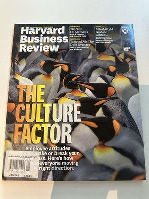 Harvard Business Review - January / February 2018 Issue - Brand New !
