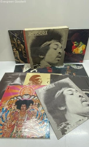 VTG Vinyl Jimi Hendrix 1980 LTD German Issue Box Set 11 LPs + 1 Double Album