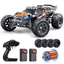 Share 1/14 Brushless RC Cars for Adults Fast 50 Mph, RC Trucks 4X4 Offroad Wate