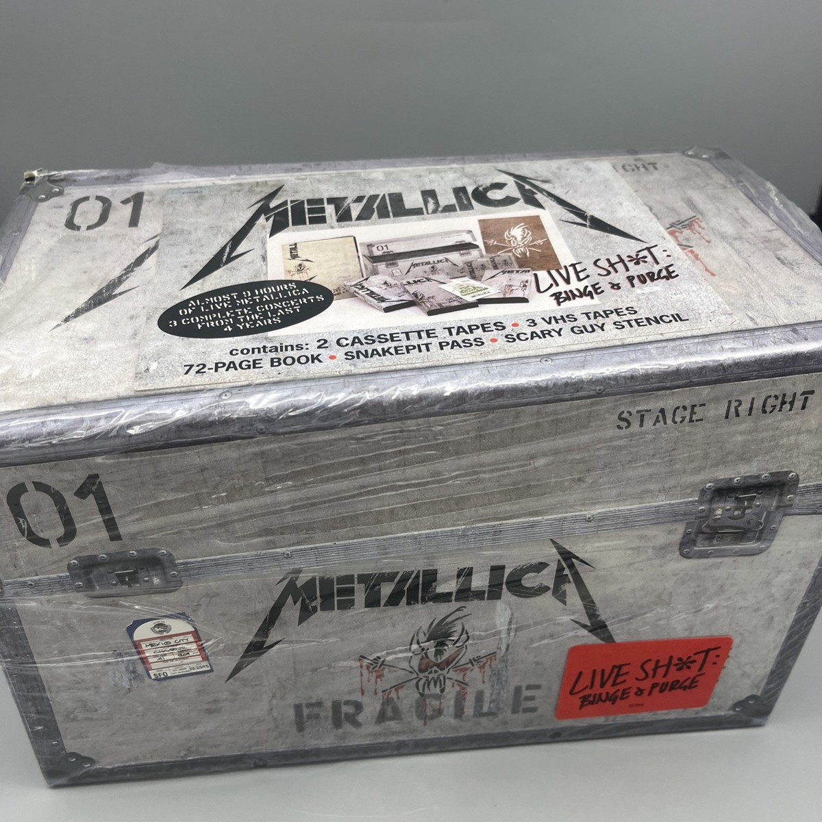【CD/VHS-BOX】メタリカ / Live Shit:Binge&Purge Metallica Live Sh*t: Binge & Purge (VHS Box Set, 1993) w