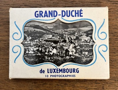 Vintage Grand-Duche de Luxembourg Mini Souvenir Photograph Cards Set of 10