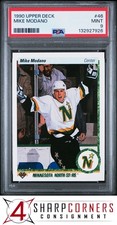 1990 UPPER DECK #46 MIKE MODANO RC NORTH STARS HOF PSA 9