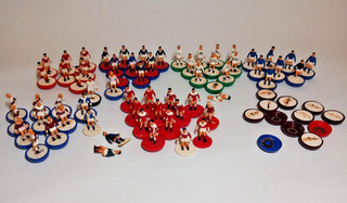 Subbuteo Job Lot Bundle Heavyweight HW Teams / Players 50 Vintage
