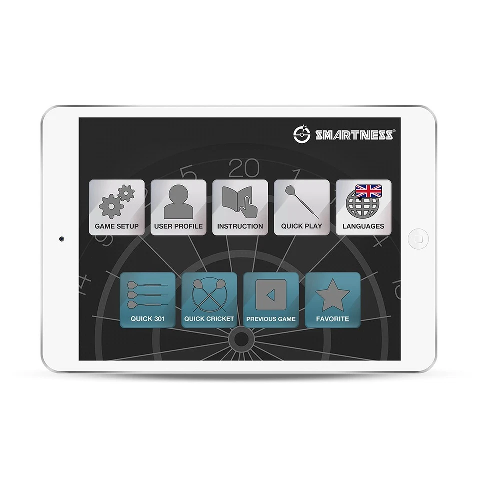 CARROMCO SMARTNESS ELEKTRO DARTBOARD TURBO CHARGER 4.0 App 2-Loch Dartscheibe - Bild 3 von 4