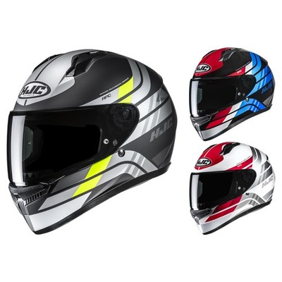 HJC - Motorrad Helm - C10 Hiper - Integralhelm hoher Komfort und gute Belüftung
