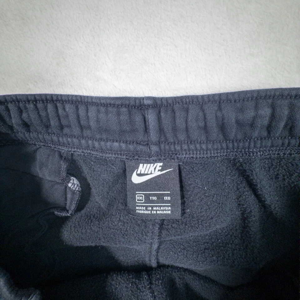 Pantalones deportivos Nike negros logotipo dorado cintura elástica cordón talla XXL Foto 4 de 4