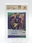 JOE BURROW 2020 PRIZM DRAFT PICKS PURPLE GREEN ROOKIE AUTO /149 BGS 9.5 Q1048