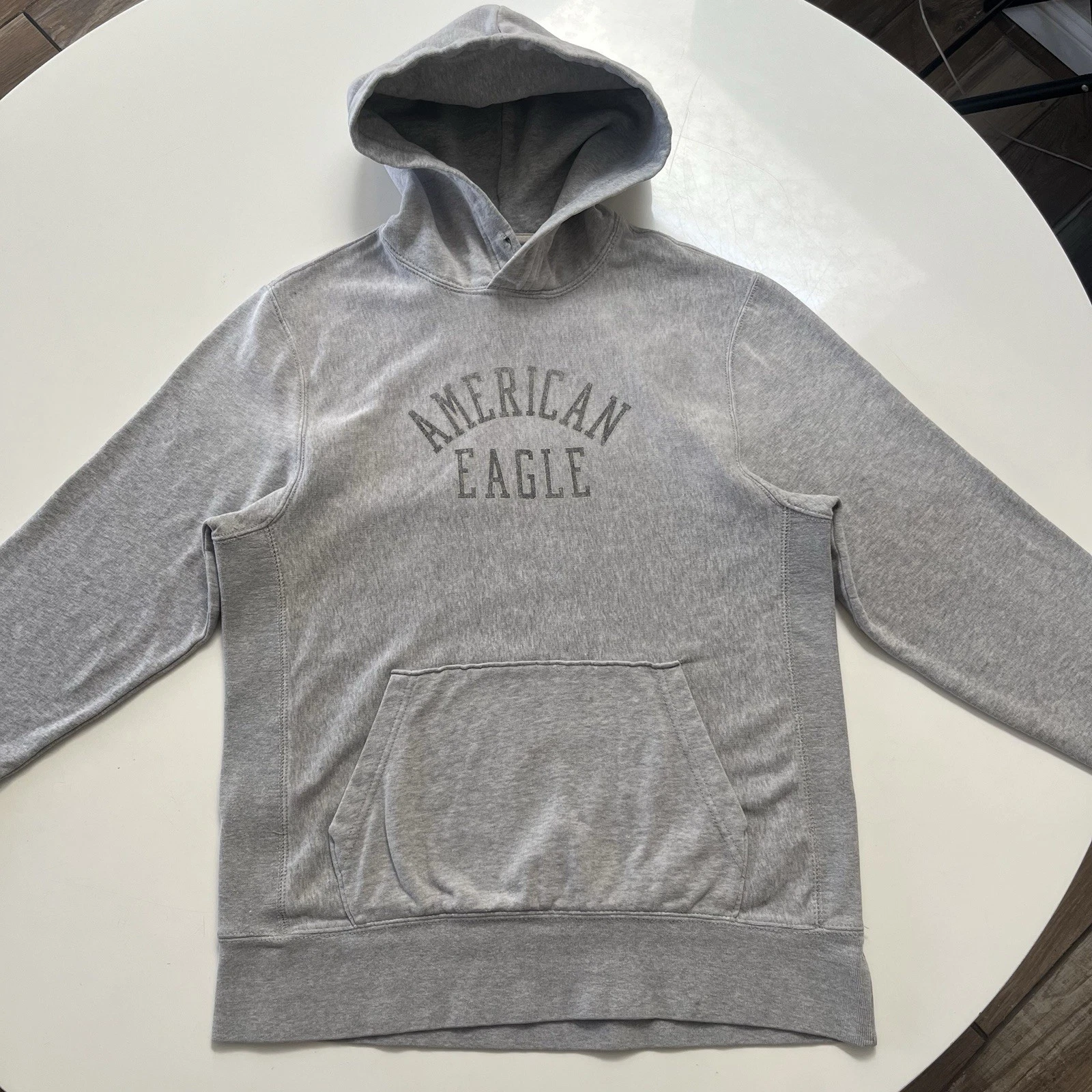 American Eagle Hoodie Mens Size M Gray Pullover Vintage Y2K
Opens in a new window or tab