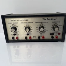Sencore “The Substitutor” Model RC167 CAPACITOR 4DIAL SUBSTITUTOR, 70s mid 80s 