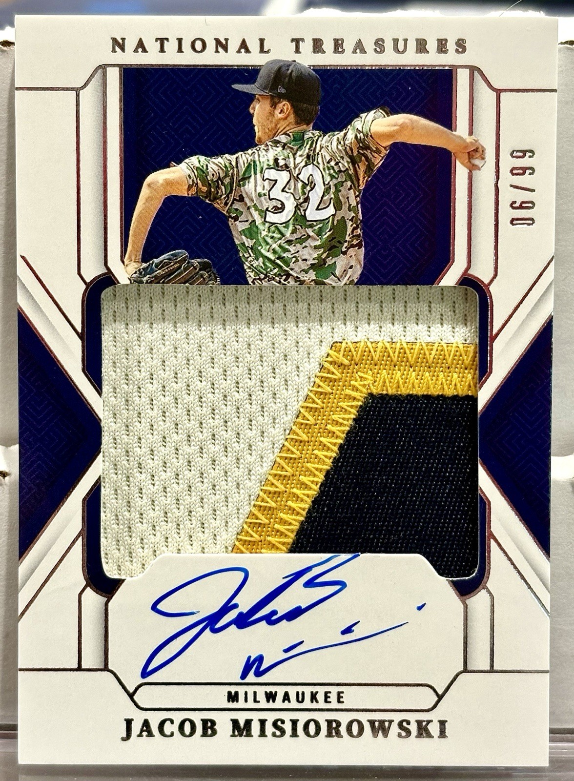 2025 National Treasures Jacob Misiorowski RPA ROOKIE Patch Auto /99!! Cy Young