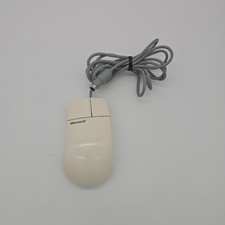 Vintage Microsoft Serial Mouse Port 2.0 Compatible Ergonomic 58264 Retro 1990s