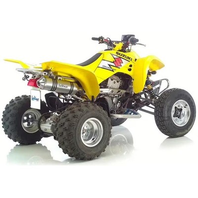3914E Leovince Auspuff Endtopf Slip On Typ X3 + ABE für Suzuki LTZ 400 + KFX 400