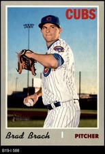 2019 Topps Heritage #588 Brad Brach Cubs 8 - NM/MT
