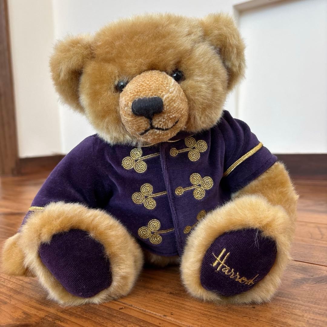 Harrods teddy bear plush toy with tag almost #40cd5b