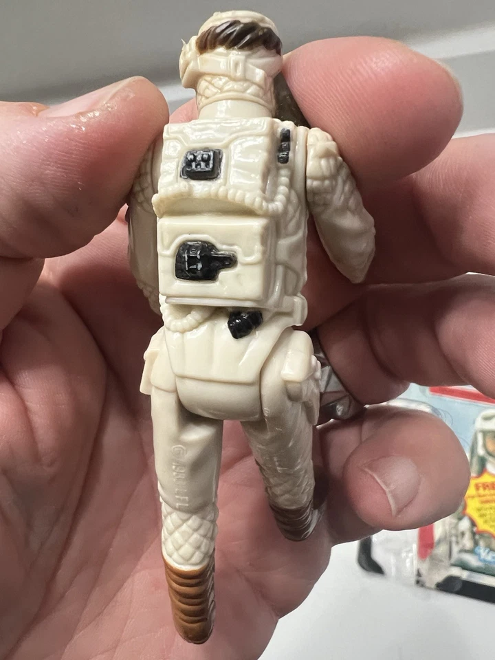 Hoth Rebel Commander 100% полный 41 Back-E Star Wars ESB 1980 Kenner Encased! - Изображение 3 из 4