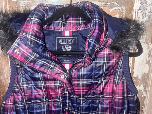 Ariat Detachable Hood Cozy Weather Vest Size XL - Picture 2 of 12