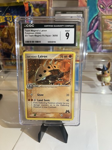 Team Magma's Lairon graded CGC 9 for sale on eBay