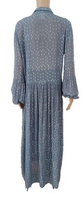Women's Long Flowing Top High Low Sheer Peasant Beachy Asian Indian Lagenlook