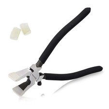 SPEEDWOX Glass Running Pliers With Curved Jaws 8" Plier, Black