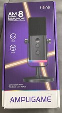 FIFINE Ampligame AM8 Dynamic USB/XLR Microphone White