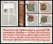 ILLUMINATED INCUNABLE 1479 Pope Gregory IX DECRETALS MEDIEVAL LAW Legal History