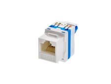 Monoprice Cat6 RJ45 Toolless Twist Lever 180-Degree Keystone Jack for 23-26AWG