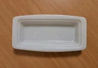 Vintage PYREX Butter Dish Bottom Only White Milk Glass Ovenware Made In USA 72-B
