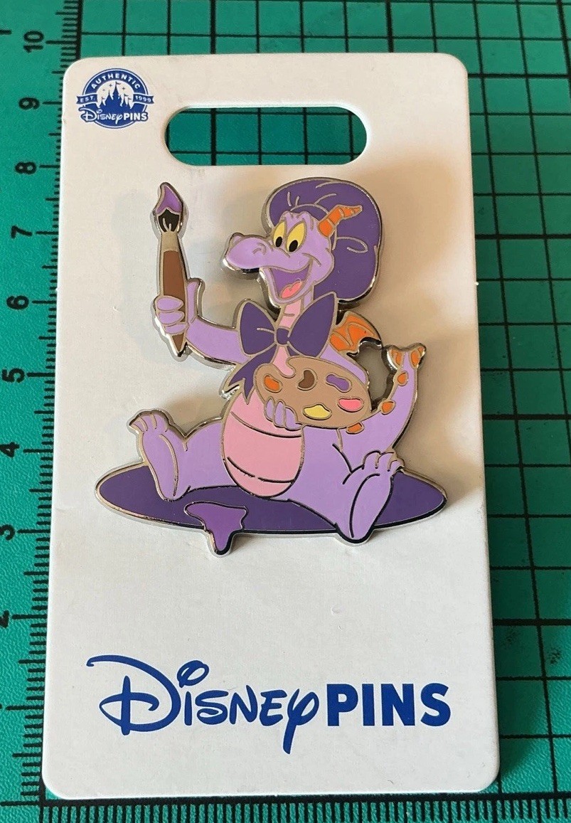 Disney Parks 2025 Figment Of Imagination Art Brush Painting Pin Diamond Back