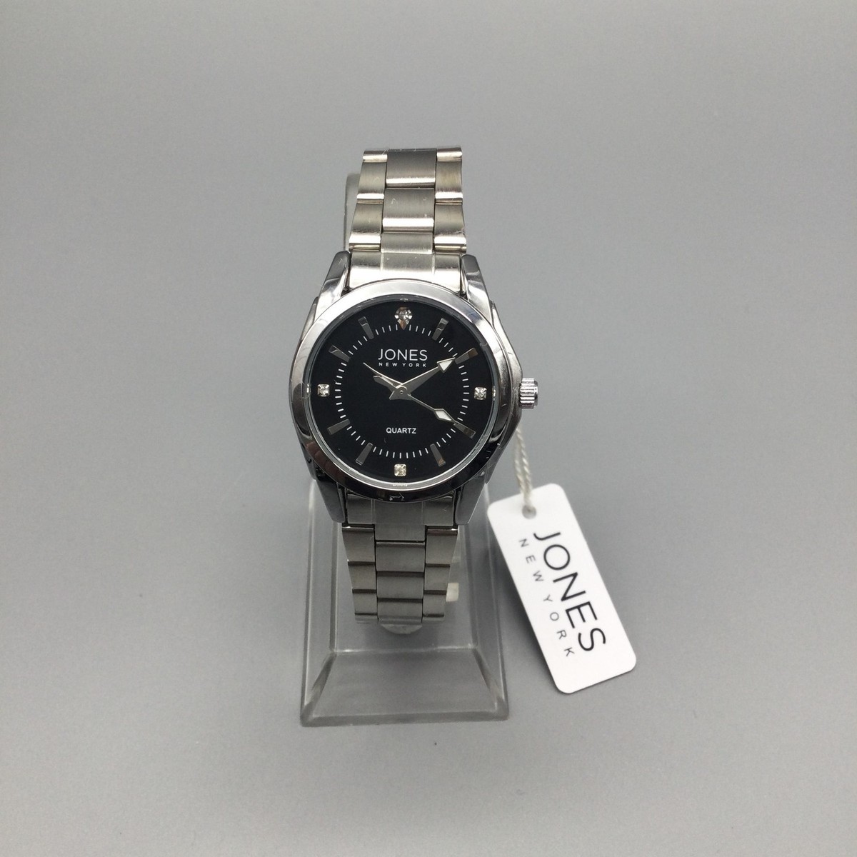 Jones New York Womens Watch 28mm Black Dial with Tag JNW2419L New