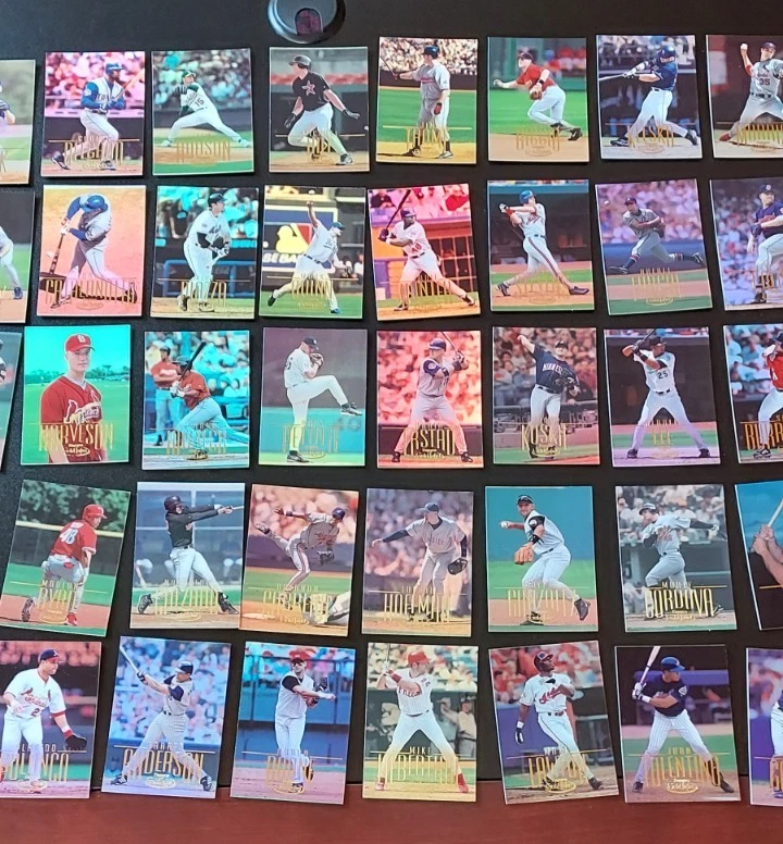 2002 Topps Gold Label Baseball Lote de 58 Piazza, Thome, Biggio, Hunter Sin Dupes Foto 3 de 4