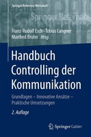 Handbuch Controlling Der Kommunikation Franz-Rudolf Esch