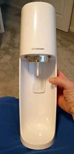 SodaStream FIZZI Sparkling Water Soda Maker White SPT-001 TESTED NO CO2/Bottle