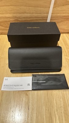 DOLCE GABBANA AUTHENTIC EYEGLASSES SUNGLASSES GLASSES BOX CASE POUCH DOCUMENTS