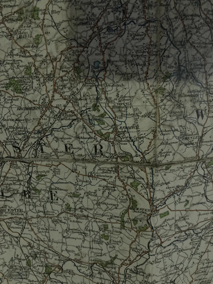 Vintage England Sheet Map 6 Of Warwickshire - Image 4 of 4