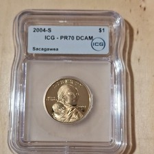 2004-S Sacagawea Native American Dollar ICG PR70 DCAM $1 Proof Coin