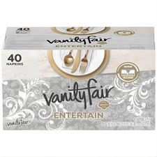 Vanity Fair Entertain Classic Napkins 2 pack 40 ct 